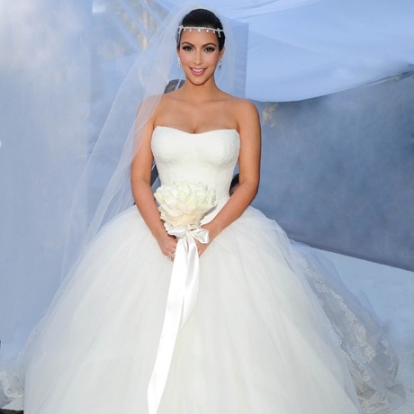 sukienka ślubna Kim Kardashian