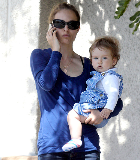 Natalie Portman z synkiem